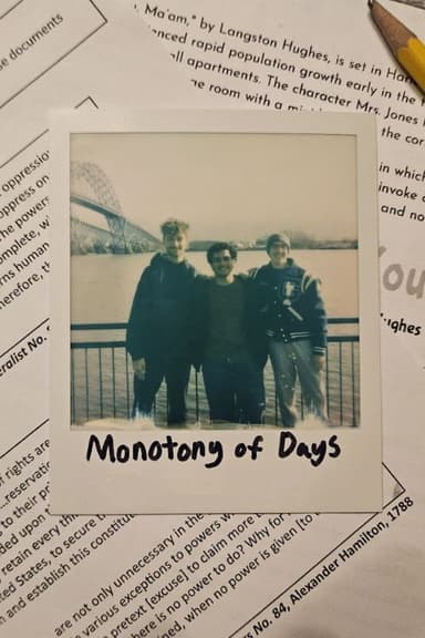 Monotony of Days poster