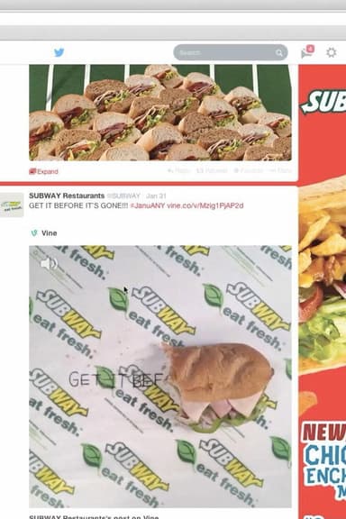Freshbuzz (subway.com) poster