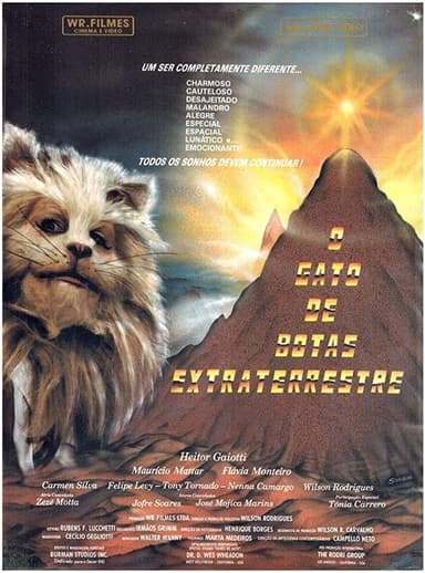 Extraterrestrial Cat in Boots poster