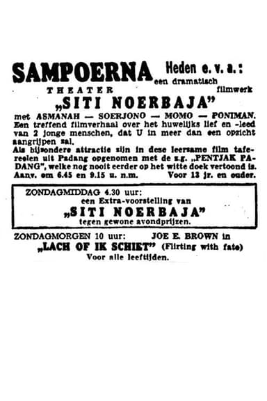 Siti Noerbaja poster