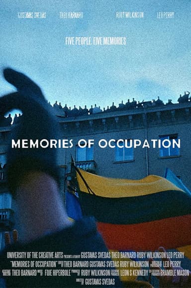 Memories of Occupation poster