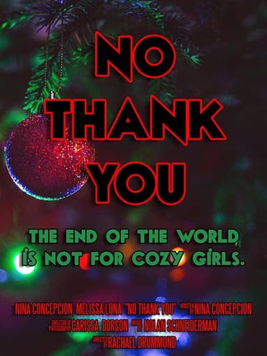 No Thank You poster