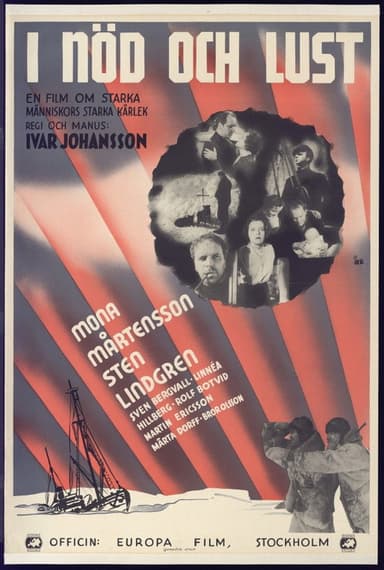 I nöd och lust poster