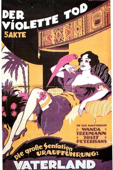 Der violette Tod poster