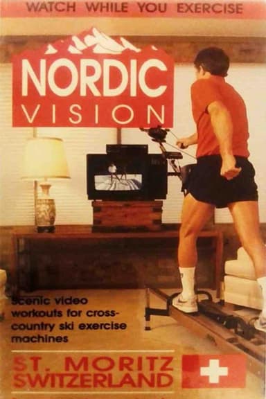 NordicVision Ski Machine: St. Moritz, Switzerland poster