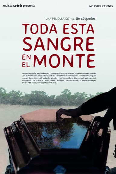 Toda esta sangre en el monte poster