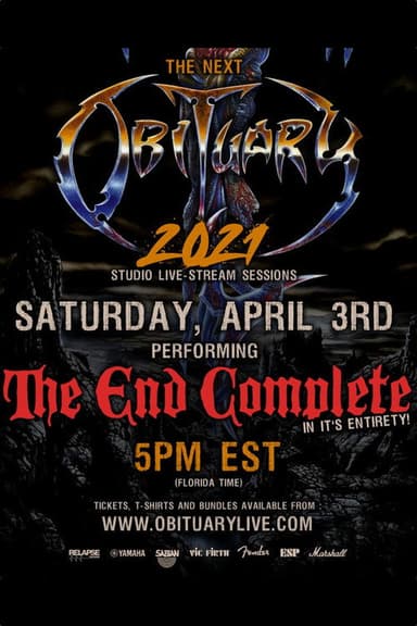 Obituary - The End Complete Album Live Stream poster