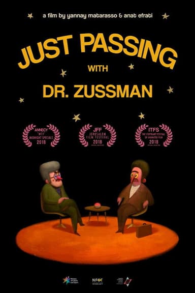 Just Passing with Dr. Zussman poster