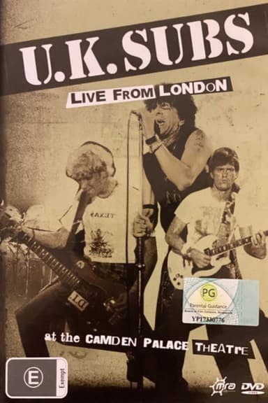 U.K. Subs - Live From London At The Camden Palace Theatre poster