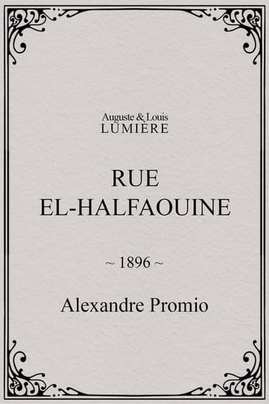 Rue El-Halfaouine poster