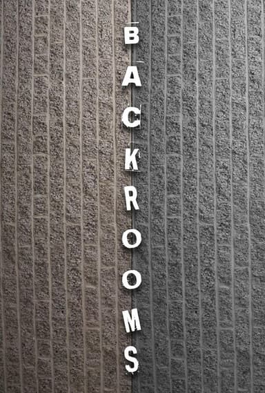 B A C K R O O M S poster