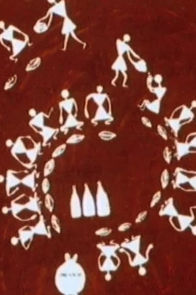 Warli Walking Picture poster