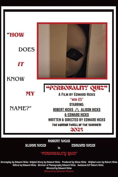 Personality Quiz poster