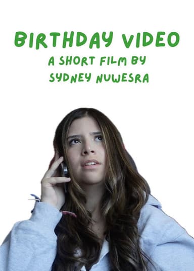 Birthday Video poster
