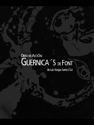 Work in action: Guernica's de Font poster
