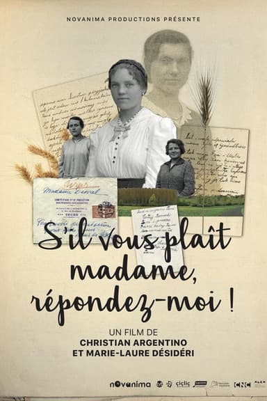 S’il vous plaît madame, répondez-moi ! poster