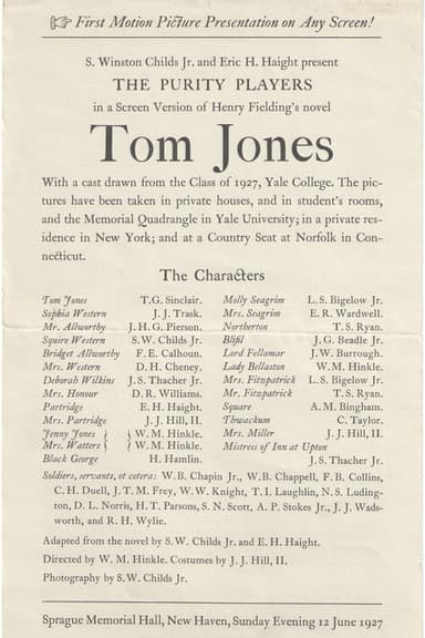 Tom Jones poster