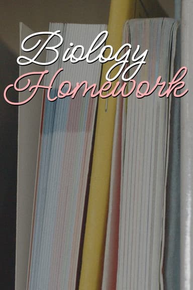 Biology Homework poster