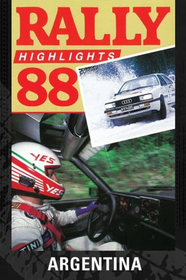 Rally Argentina 1988 poster