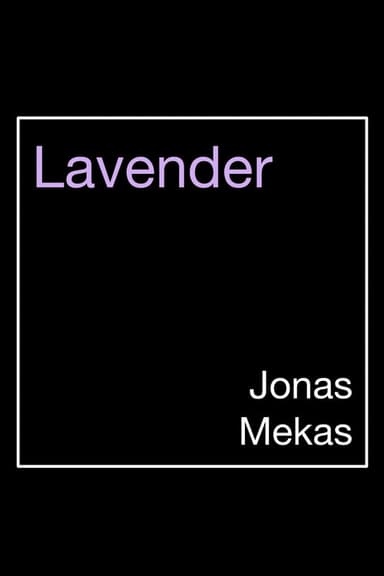 Lavender poster