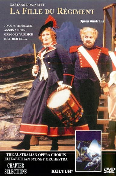 La Fille du Régiment poster