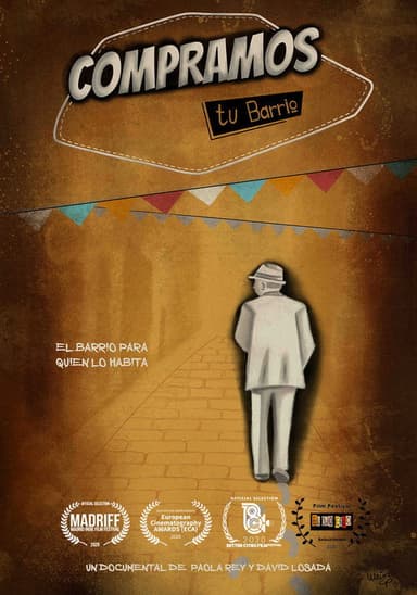Compramos tu barrio poster