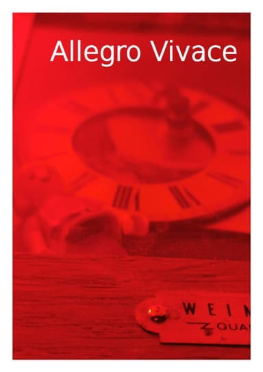 Allegro Vivace poster