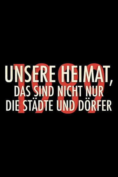 1989 – Unsere Heimat poster