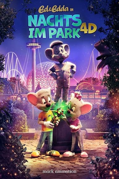 Nachts im Park 4D poster