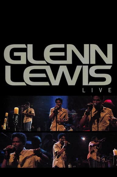 Glenn Lewis Live poster