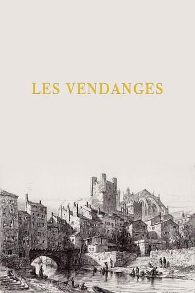Les vendanges poster