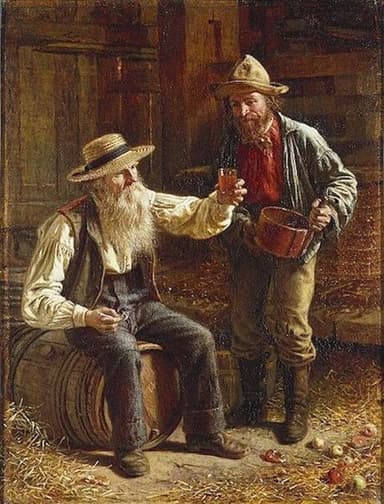 A glass of cider or nothing poster