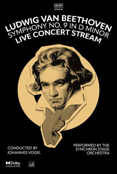 Ludwig van Beethoven's 'Symphony No. 9 in D Minor' poster