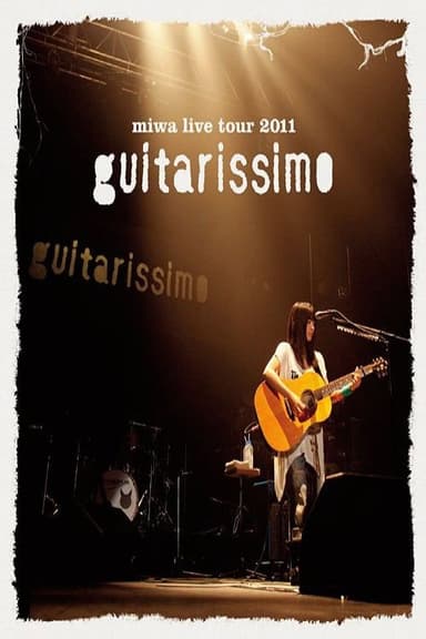 miwa live tour 2011 "guitarissimo" poster