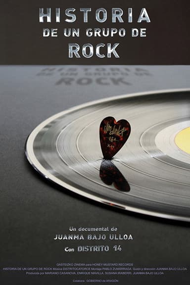 Historia de un grupo de rock poster