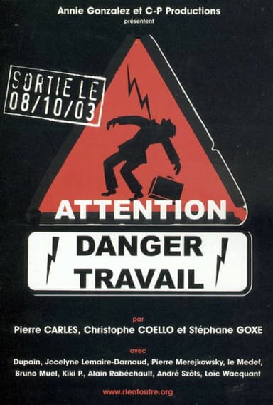 Attention danger travail poster