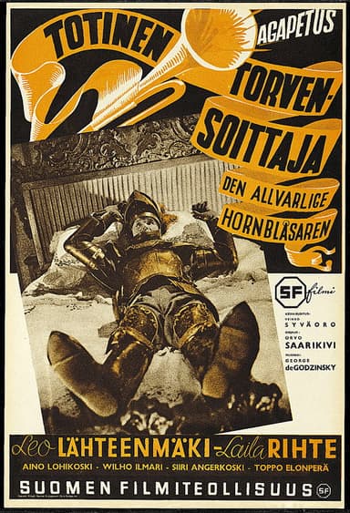 Totinen torvensoittaja poster