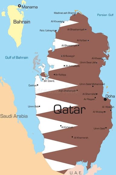Qatar - Between Boomtown and Burqa poster
