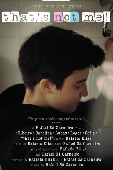 that´s not me! poster