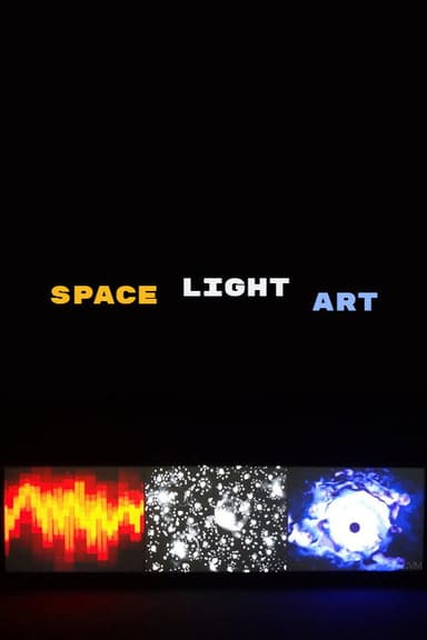 Space Light Art poster