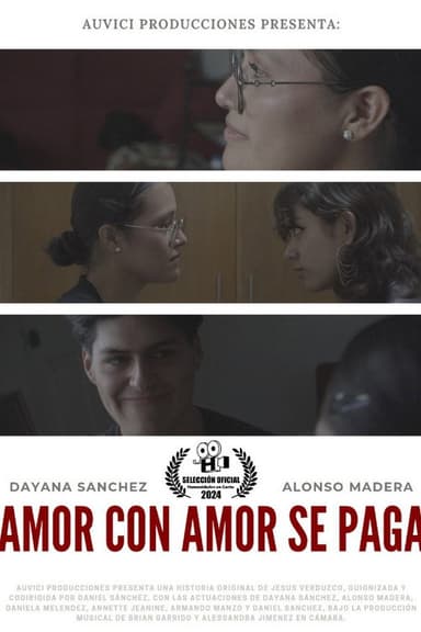 Amor con amor se paga poster