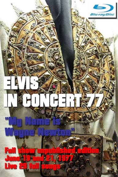 Elvis Presley: Elvis In Concert '77 poster