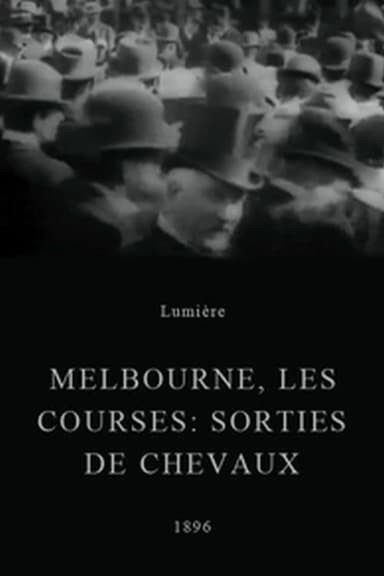 Melbourne, les courses : sorties des chevaux poster