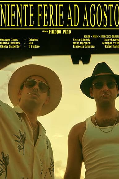 No vacation in August poster