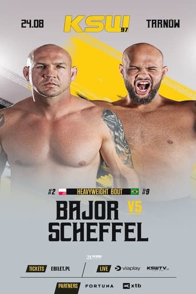 KSW 97: Bajor vs. Scheffel poster