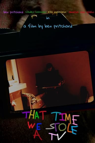 THAT TIME WE STOLE A TV poster