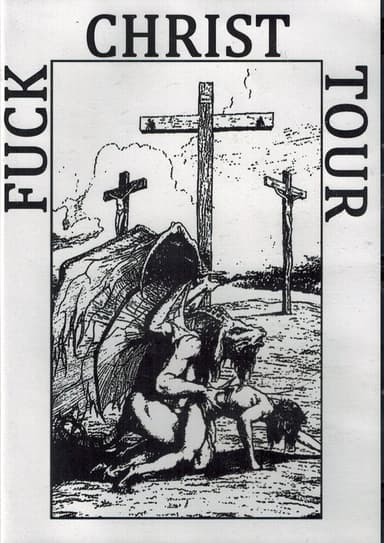 Fuck Christ Tour '93 poster