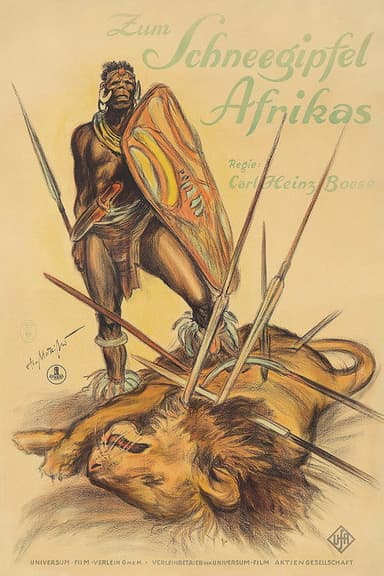 Zum Schneegipfel Afrikas poster