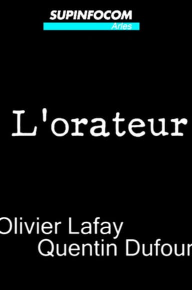 L'Orateur poster