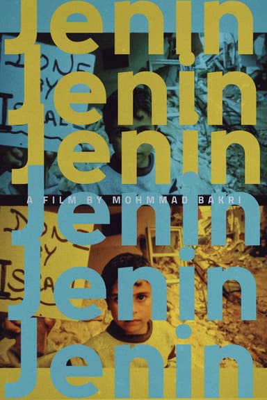 Jenin, Jenin poster